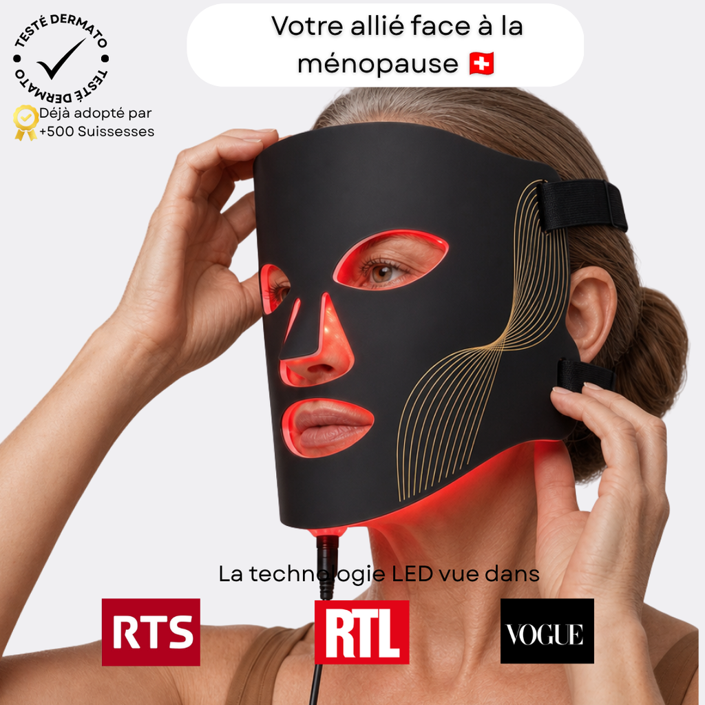 AMYO Masque LED Anti-Âge Lumière Rouge