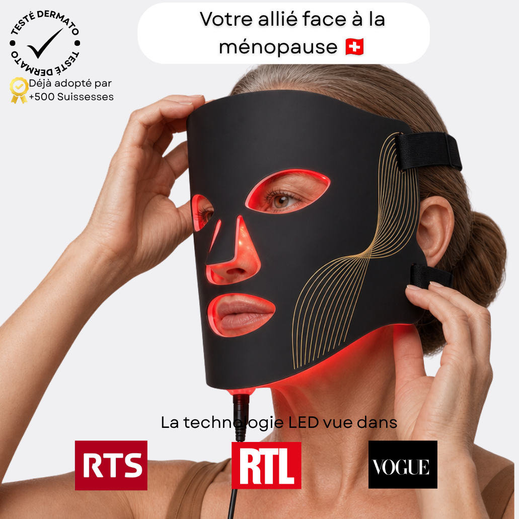 AMYO Masque LED Anti-Âge Lumière Rouge