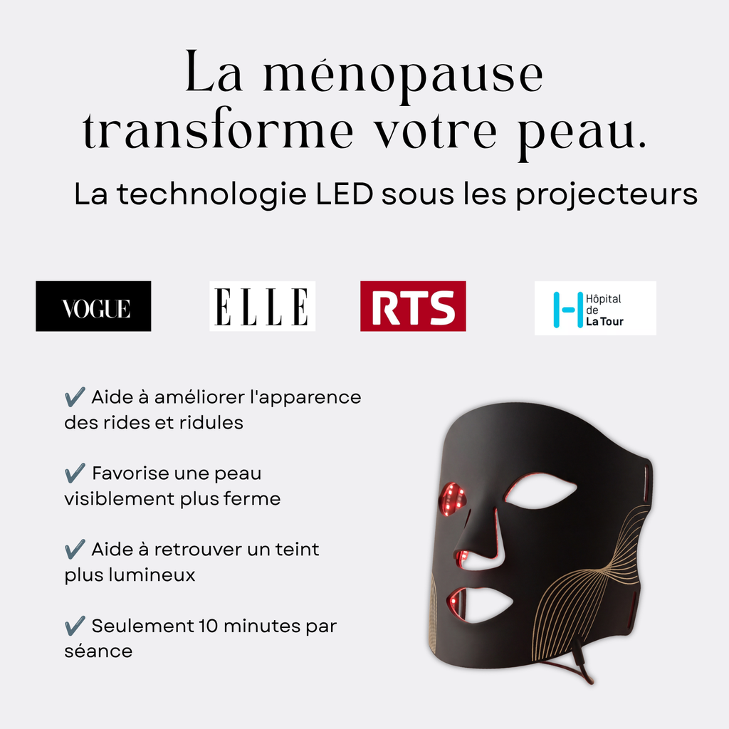 AMYO Masque LED Anti-Âge Lumière Rouge