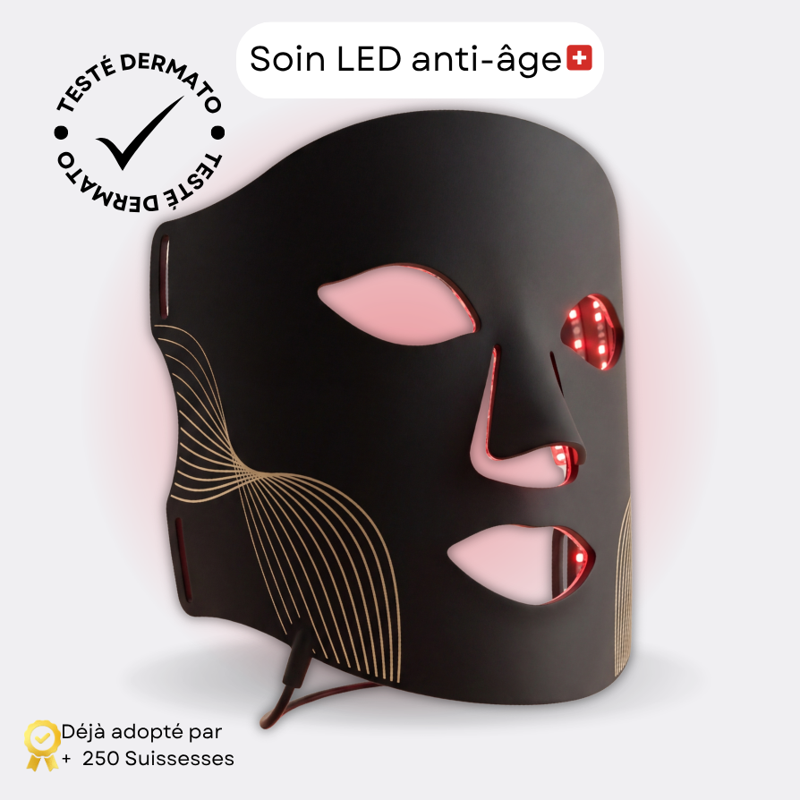 AMYO Masque LED Anti-Âge Lumière Rouge
